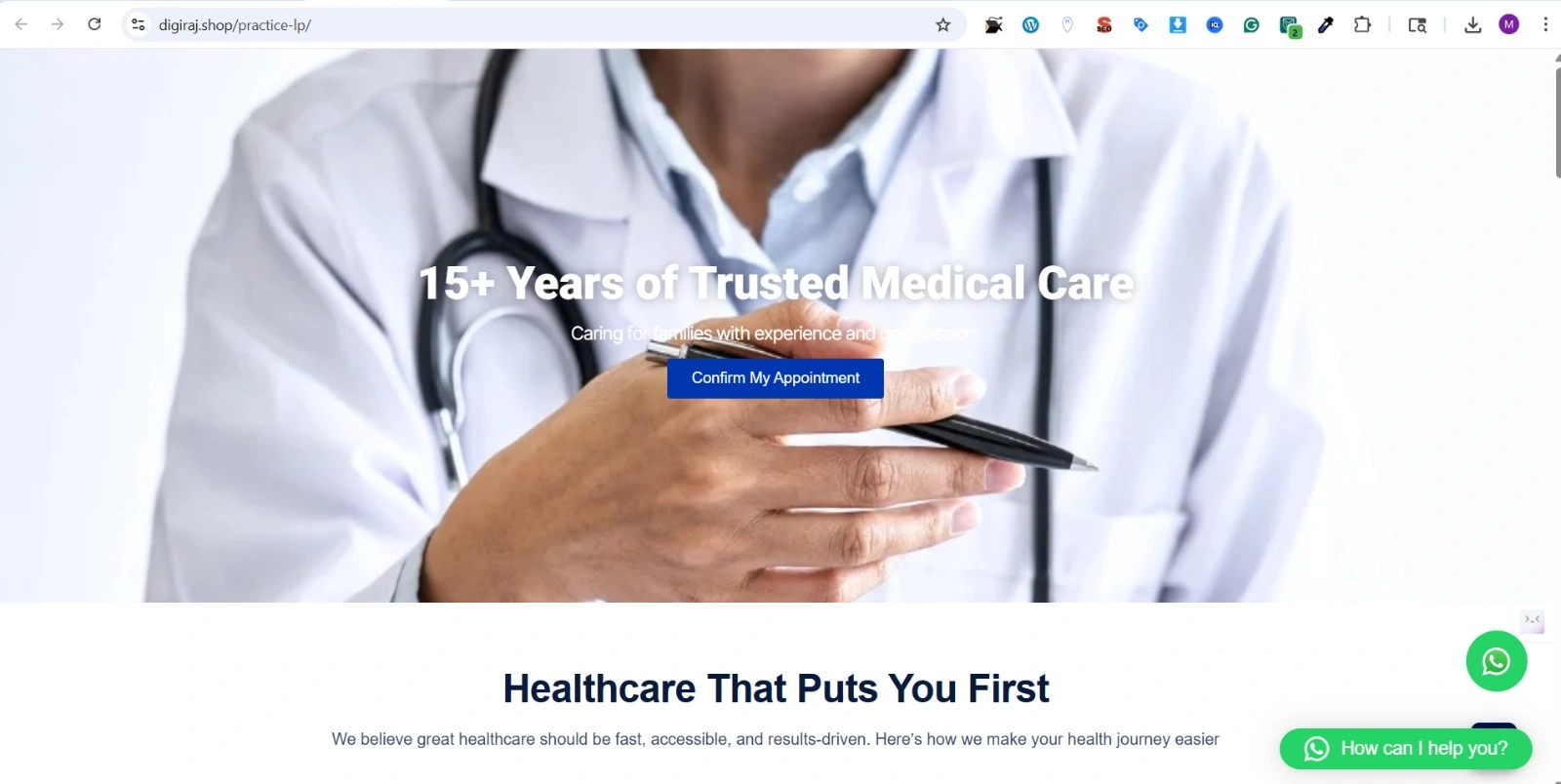 Landing Page